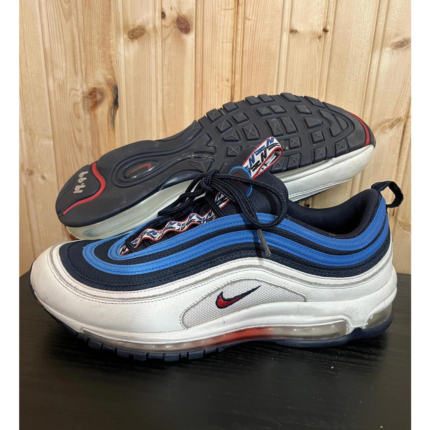 Rare Nike Air Max 97 Se Pull Tab Men’s Shoes Size 11.5 Pre-Owned Aq4126-400